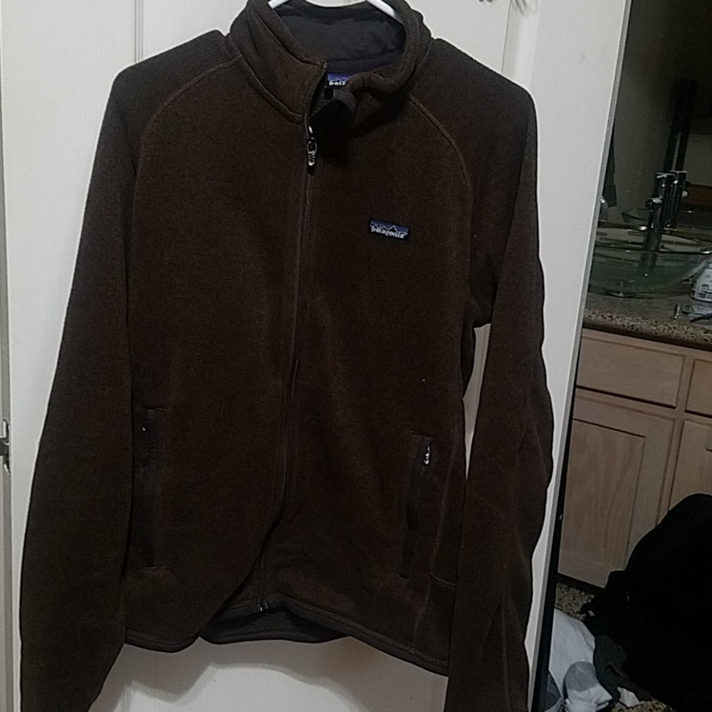 used Mens Brown Patagonia Better sweater jacket